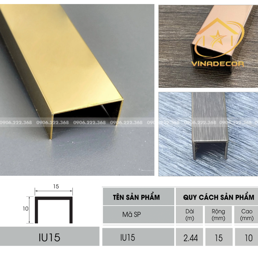 NẸP U15 INOX